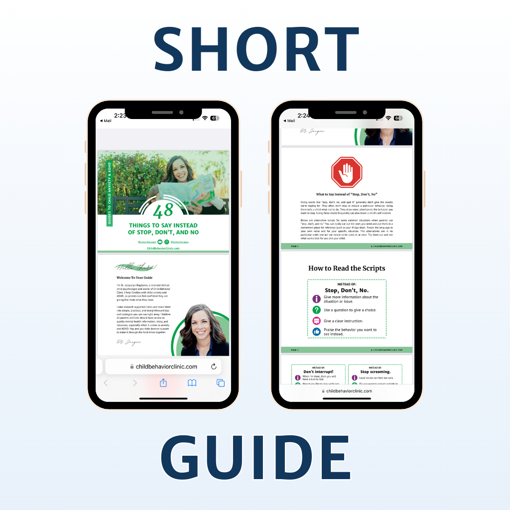 48 Things to Say Instead of Stop, Don’t, and No - $1 GUIDE