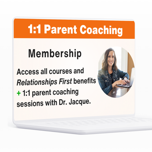 Make Parenting Easier - Relationships First Coaching Membership - Expert 1:1 Parent Coaching & Courses for Child Anxiety and ADHD